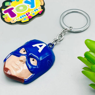 Marvel Captain America Metal Keychain - Licensed